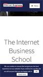 Mobile Screenshot of internetbusinessschool.co.uk